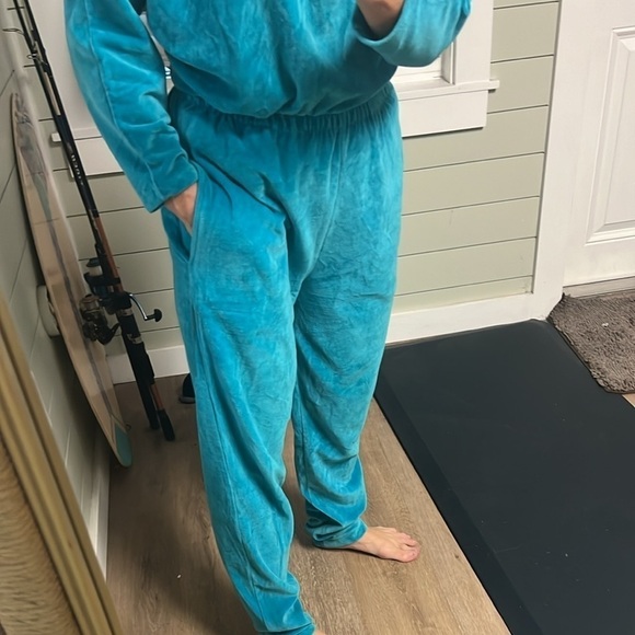 VTG I. Magnin, Truly a Piece 70’s Americana,Softest Velour,Jumpsuit,EUC,Size S - Picture 10 of 14